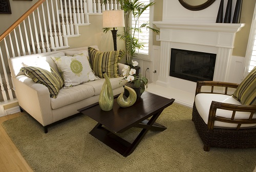 staged living room